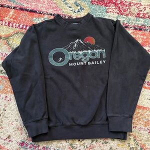 🪴| (2/$10) Aeropostale Black Fleece-Lined Sweatshirt